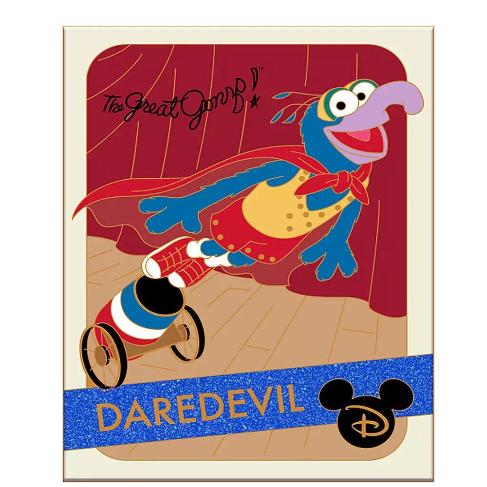 Disney - Gonzo Pin – The Muppets – Trading Cards: Daredevil – Limited Edition